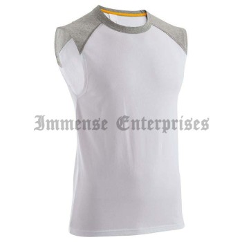 Boxing tank top white sleeveless